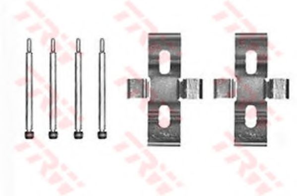 Set accesorii, placute frana