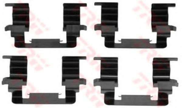 Set accesorii, placute frana