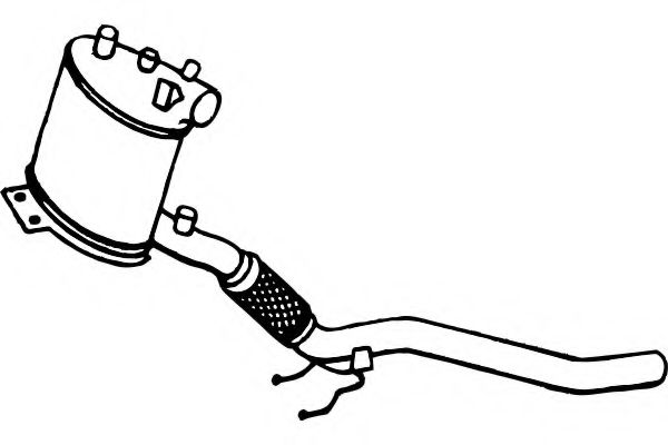 Filtru funingine/particule, sist.de esapament