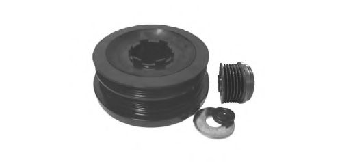 Fulie curea, arbore cotit