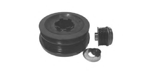 Fulie curea, arbore cotit