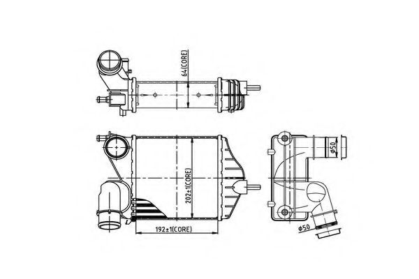 Intercooler, compresor