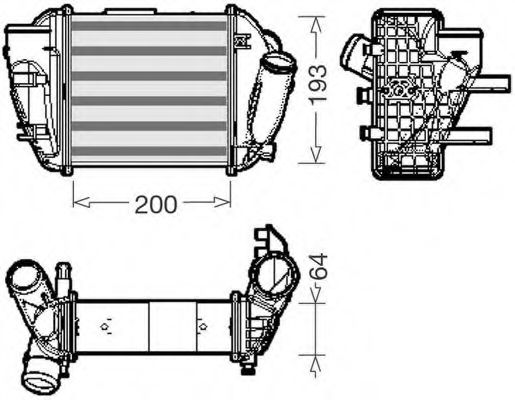 Intercooler, compresor
