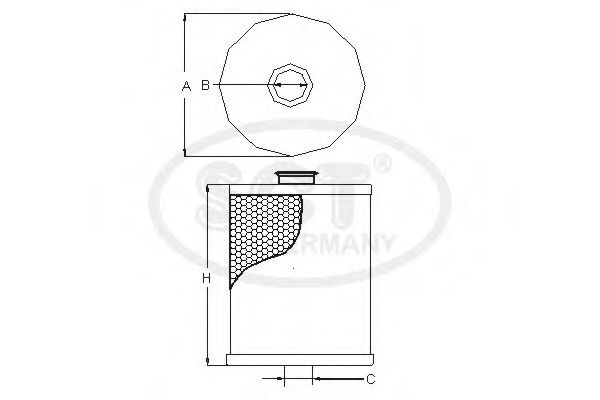 Filtru hidraulic, sistem directie