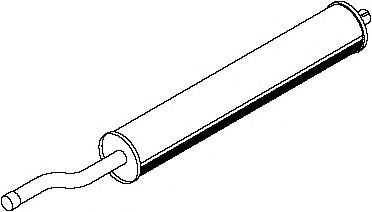 Amortizor zgomot mijloc/spate