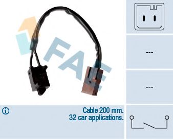 Comutator lumini frana