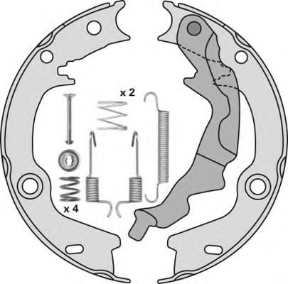 Set saboti frana, frana de mana