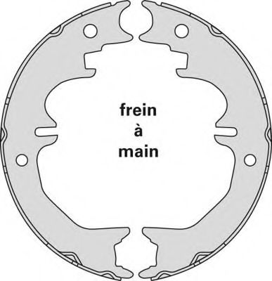 Set saboti frana, frana de mana
