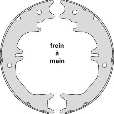 Set saboti frana, frana de mana