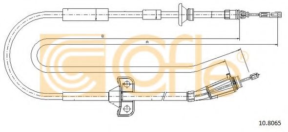 Cablu, frana de parcare