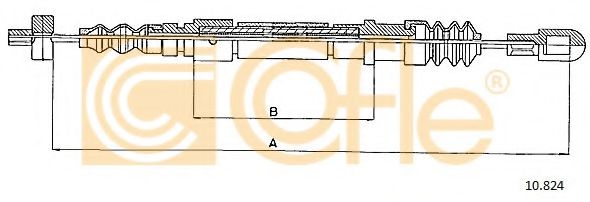 Cablu, frana de parcare