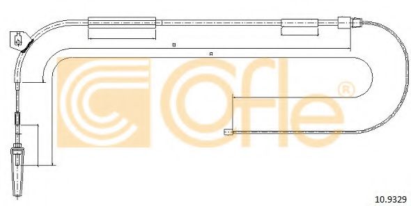 Cablu, frana de parcare