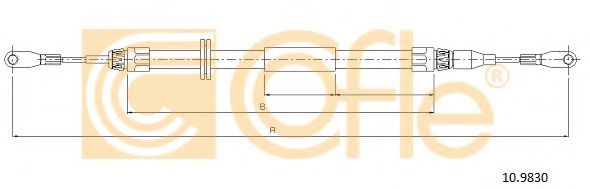 Cablu, frana de parcare