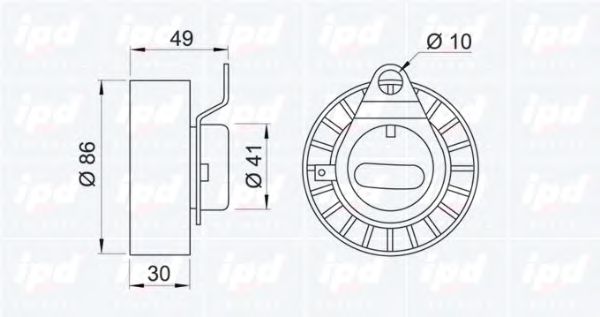 rola intinzator,curea distributie