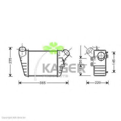 Intercooler, compresor