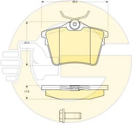 Set frana, frana disc