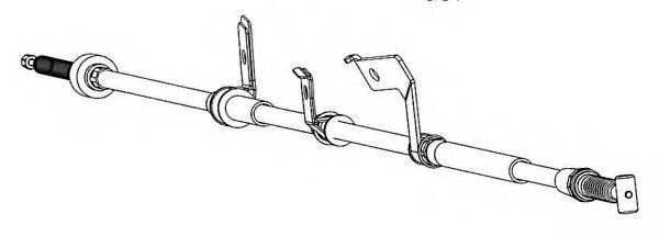 Cablu, frana de parcare