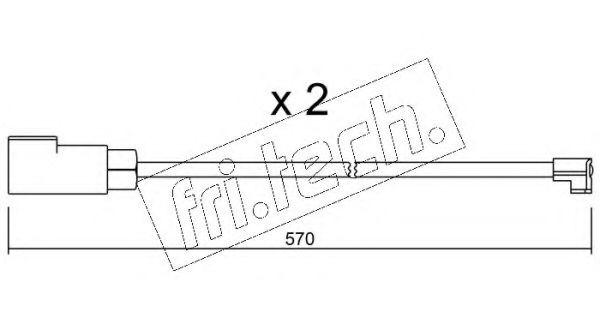 senzor de avertizare,uzura placute de frana