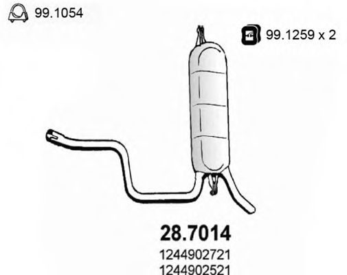 Toba esapament finala