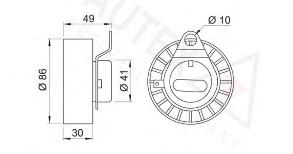 rola intinzator,curea distributie