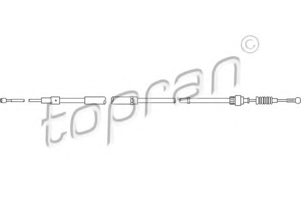 Cablu, frana de parcare