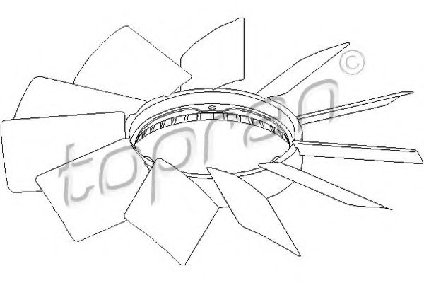 Paleta ventilator, racire motor