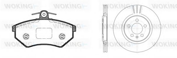 Set frana, frana disc