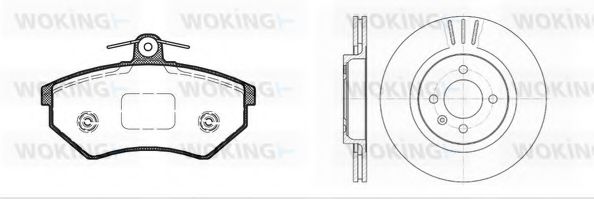 Set frana, frana disc