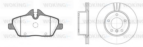 Set frana, frana disc