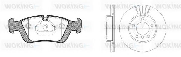 Set frana, frana disc