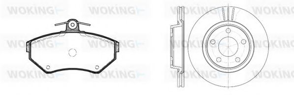 Set frana, frana disc
