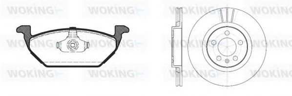 Set frana, frana disc