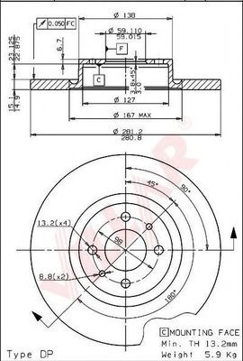 Disc frana