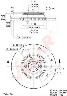 Disc frana