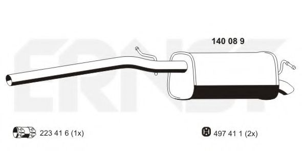 Toba esapament finala