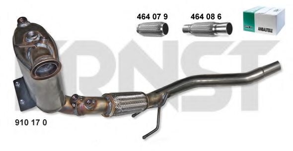 Filtru funingine/particule, sist.de esapament