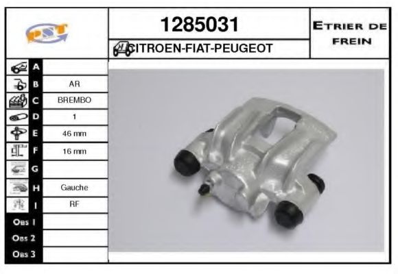 Etrier frana