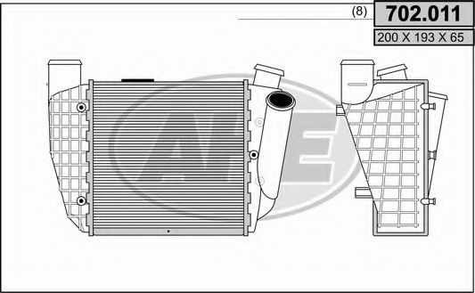 Intercooler, compresor