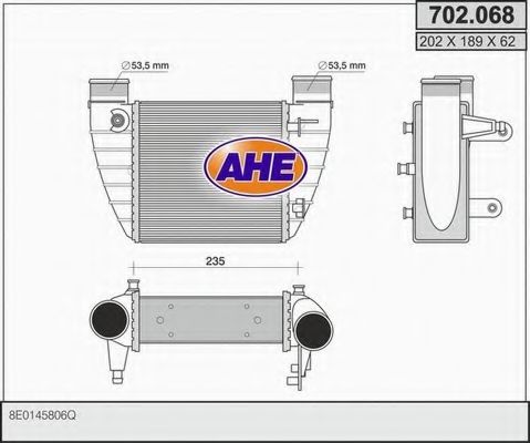 Intercooler, compresor