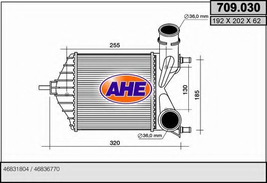 Intercooler, compresor