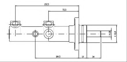 Pompa centrala, frana
