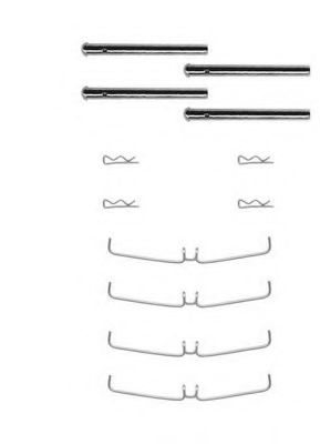 Set accesorii, placute frana