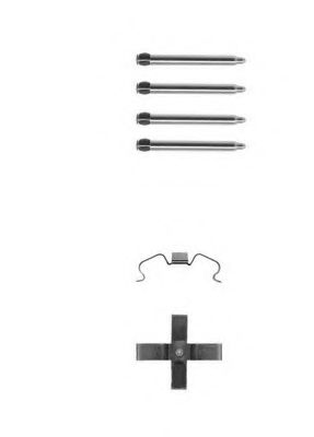 Set accesorii, placute frana