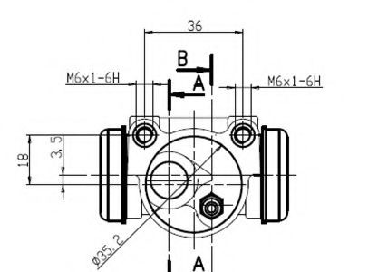 Cilindru receptor frana