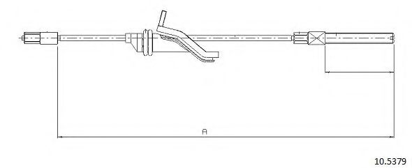 Cablu, frana de parcare