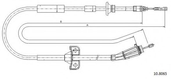Cablu, frana de parcare
