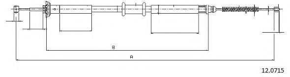 Cablu, frana de parcare