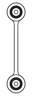 Brat/bieleta suspensie, stabilizator