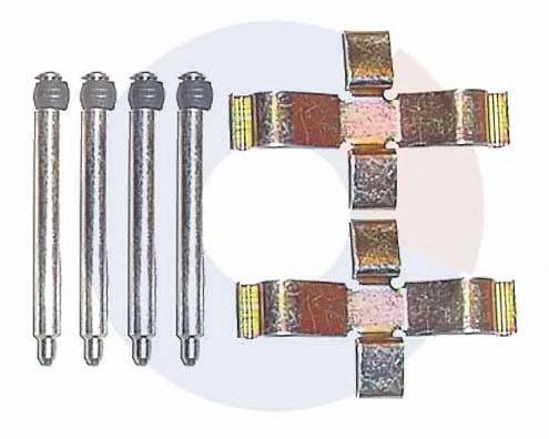 Set accesorii, placute frana