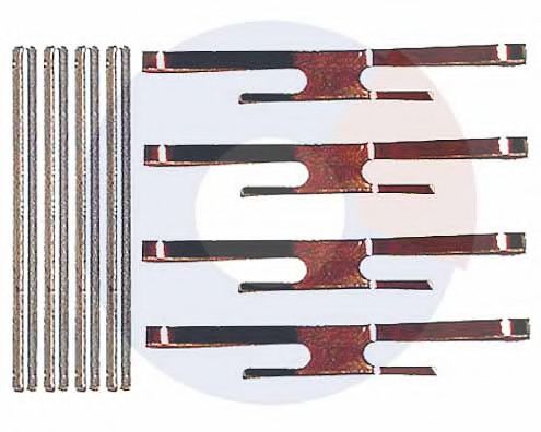 Set accesorii, placute frana